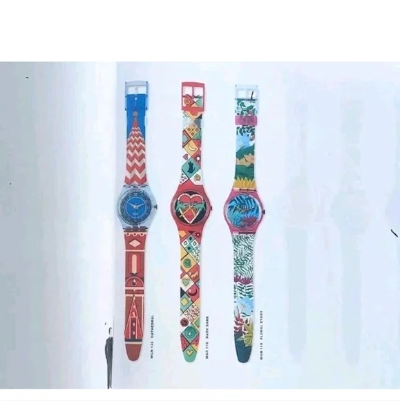 Swatch Watches 100 Years Of CINEMA Set OF 3 watches a Movie Poster and Book - Picture 10 of 13